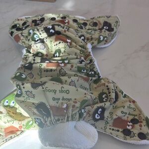 Cute Cartoon Print Cloth Diaper